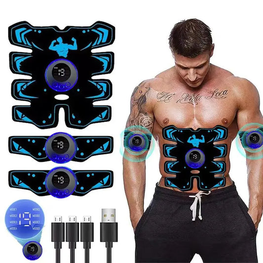 MuscleBoost 3 in 1   EMS Wireless Buttocks Hip Trainer Abdominal ABS Stimulator.